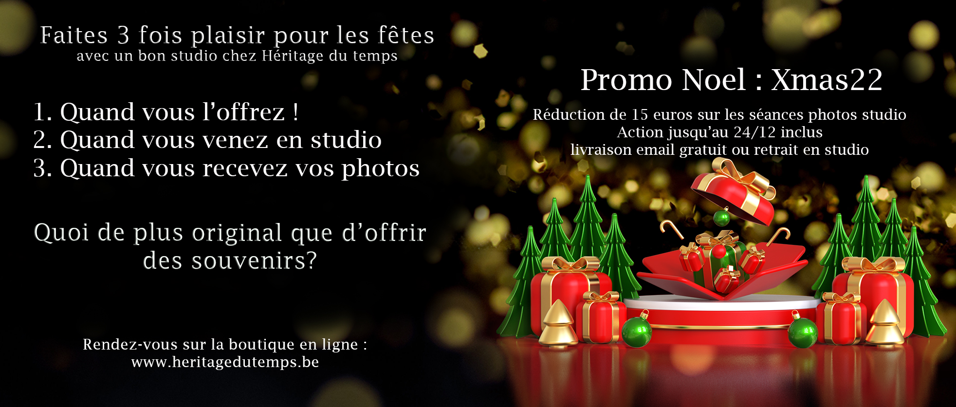 Promo Pour les fêtes, ca vous dit?